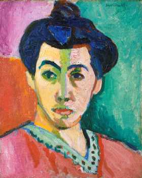 Portrait of Madame Matisse. (The green line) - Henri Matisse - 1905