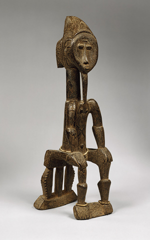 Seated Male, 19th–20th century - Côte d'Ivoire